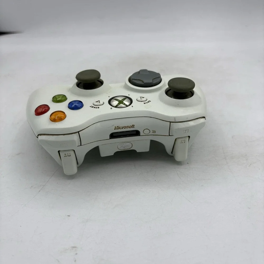 Microsoft Xbox 360 Wireless‎ Controller White No Battery Pack